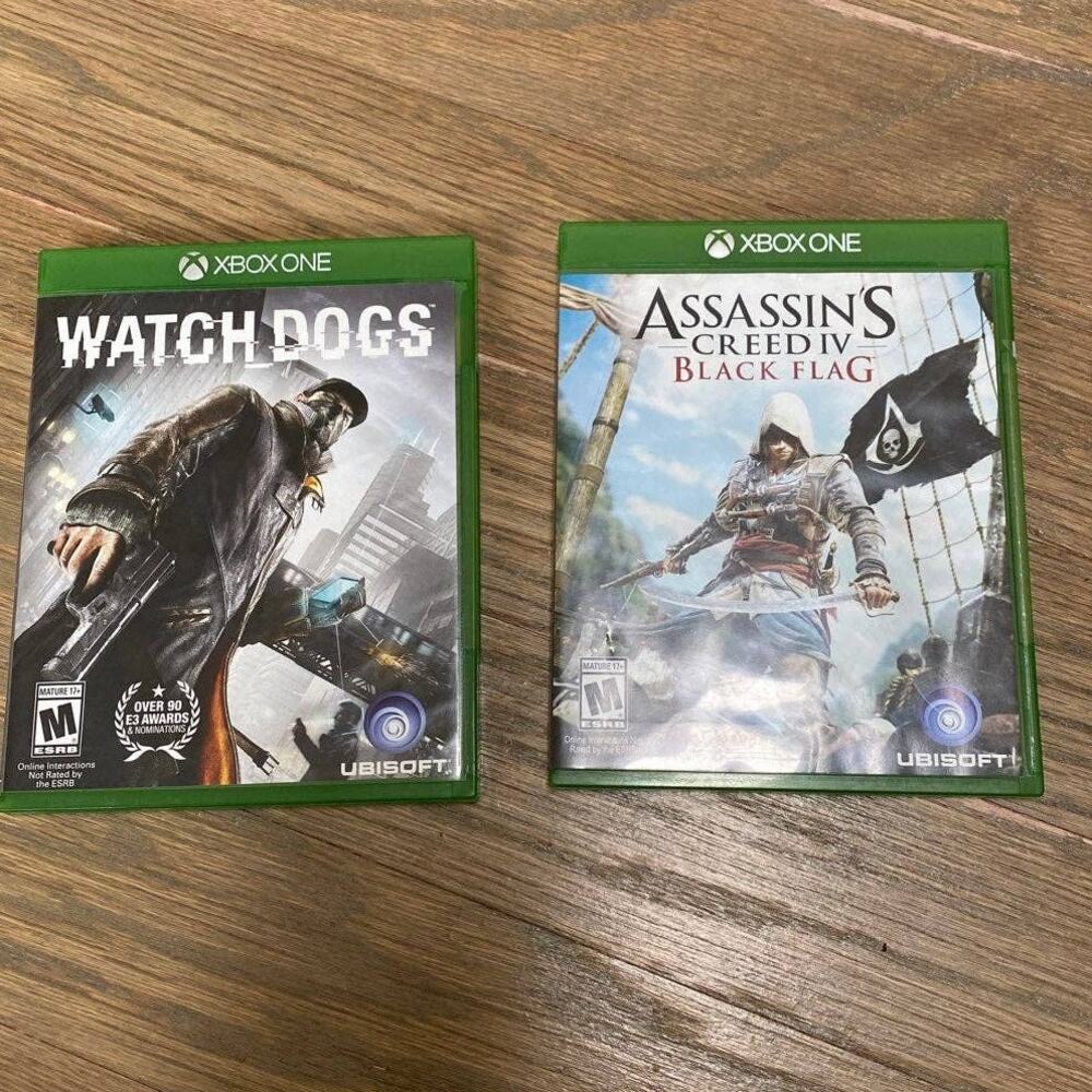 Xbox One Games Watchdogs and Assassins Creed IV